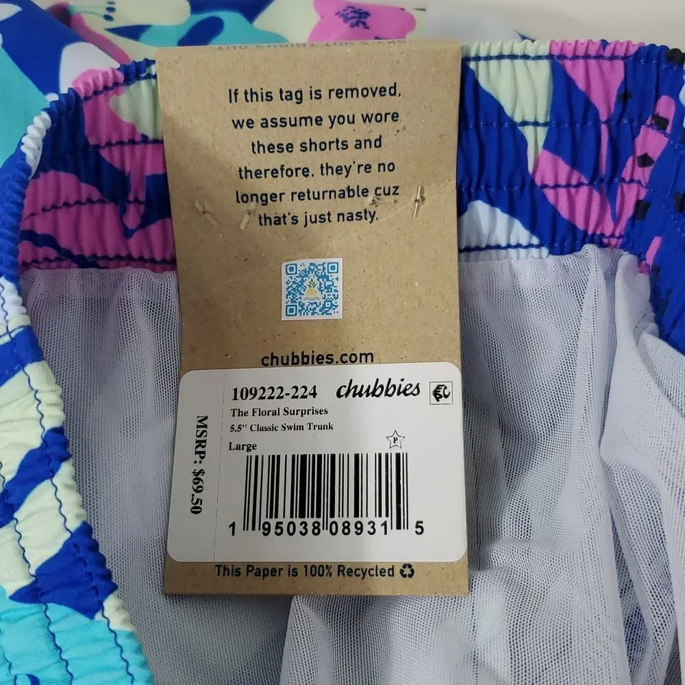 Chubbies The Floral Surprises 5.5
